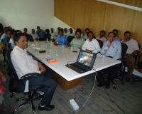 DDHS team having a overview on the walkthrough